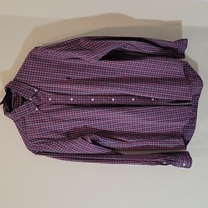 Ralph Lauren Long Sleeve Men's Shirt-Color Blue/Maroon/Yellow/White